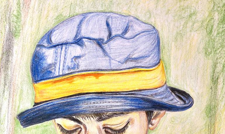 Original Portraiture People Drawing by Pareshkumar Chaudhari
