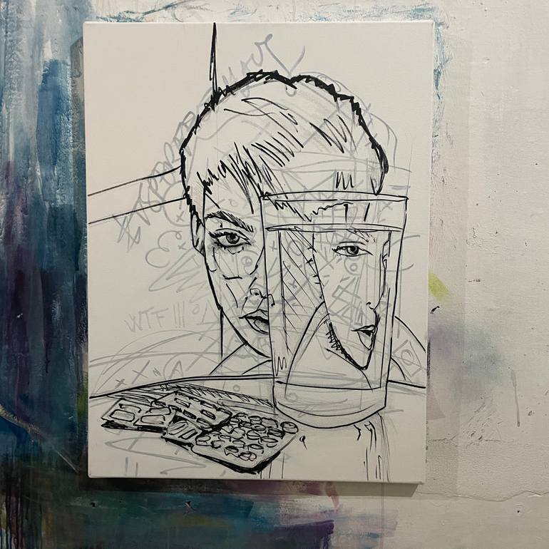 Original Contemporary People Painting by Its Perfect Chaos