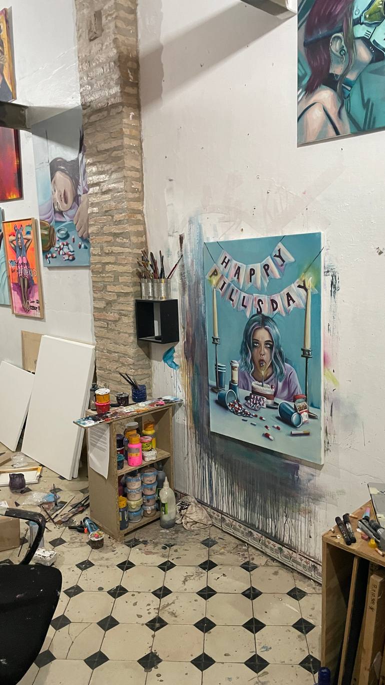 Original Portraiture People Painting by Its Perfect Chaos