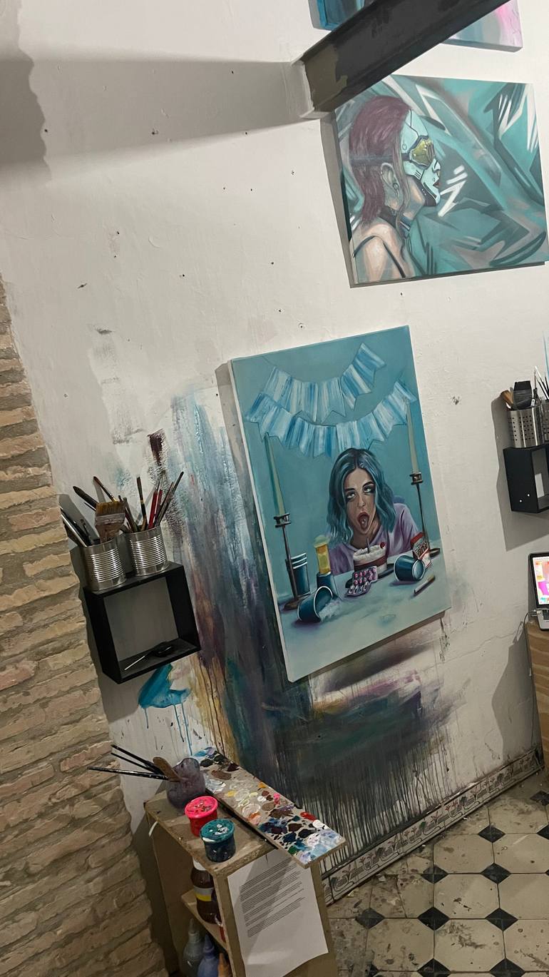 Original Portraiture People Painting by Its Perfect Chaos