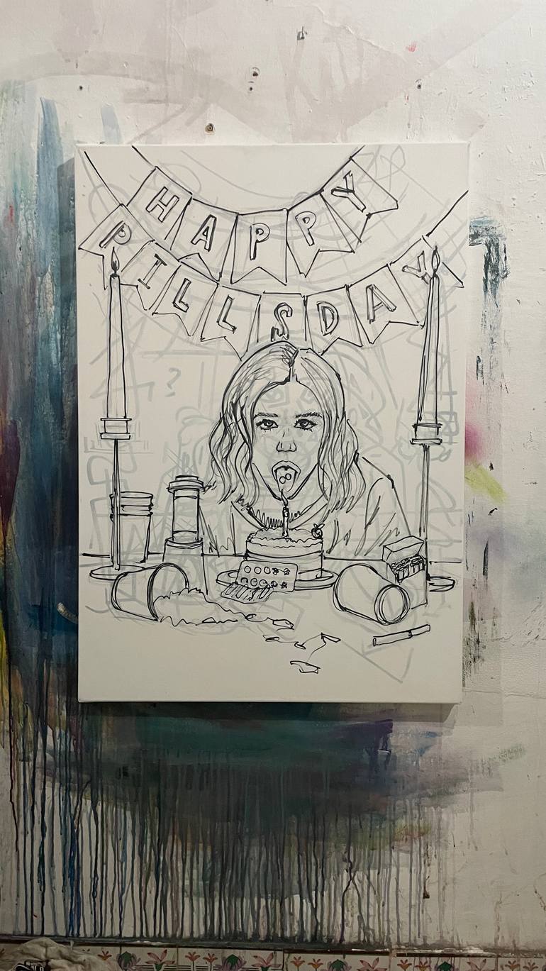 Original Portraiture People Painting by Its Perfect Chaos
