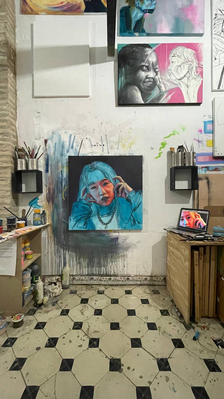 Original Contemporary People Painting by Its Perfect Chaos