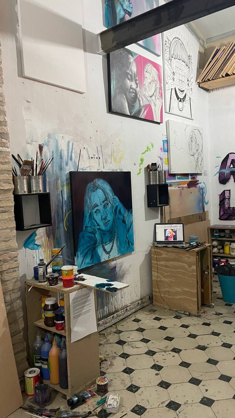 Original Contemporary People Painting by Its Perfect Chaos