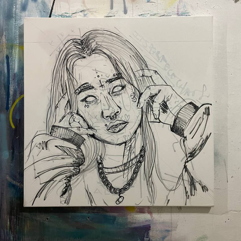 Original Contemporary People Painting by Its Perfect Chaos