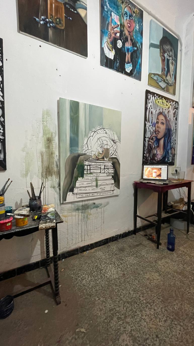 Original Conceptual People Painting by Its Perfect Chaos