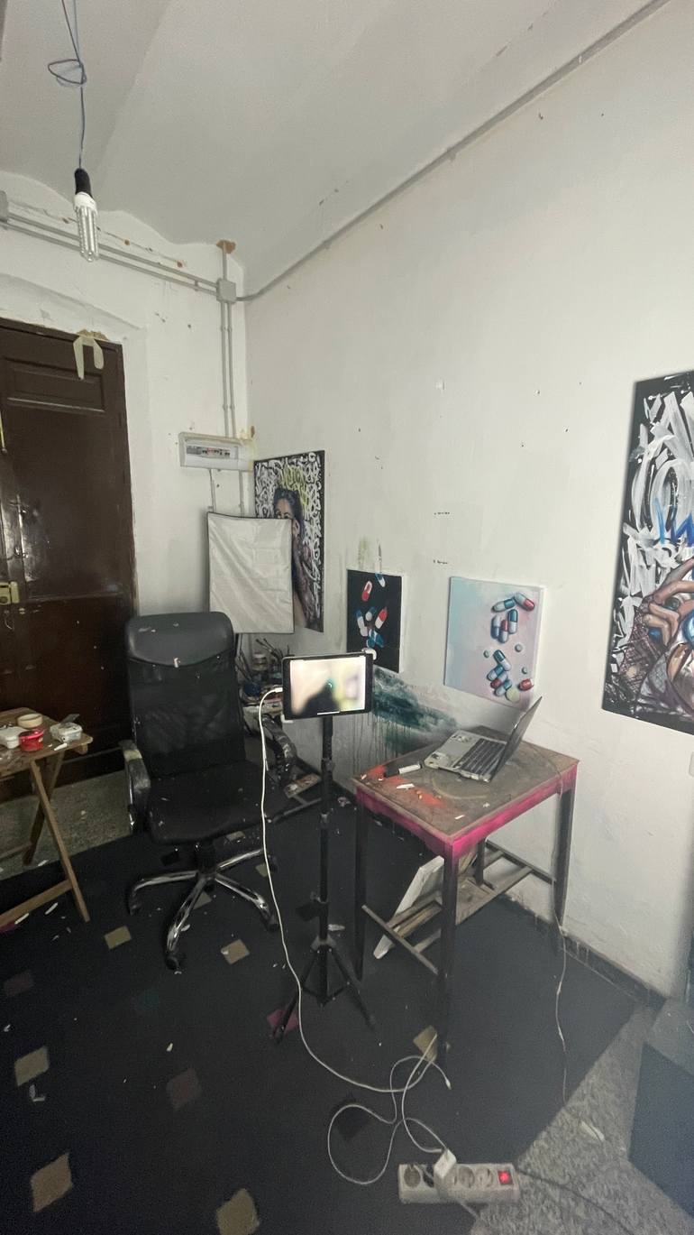 Original Conceptual Health & Beauty Painting by Its Perfect Chaos