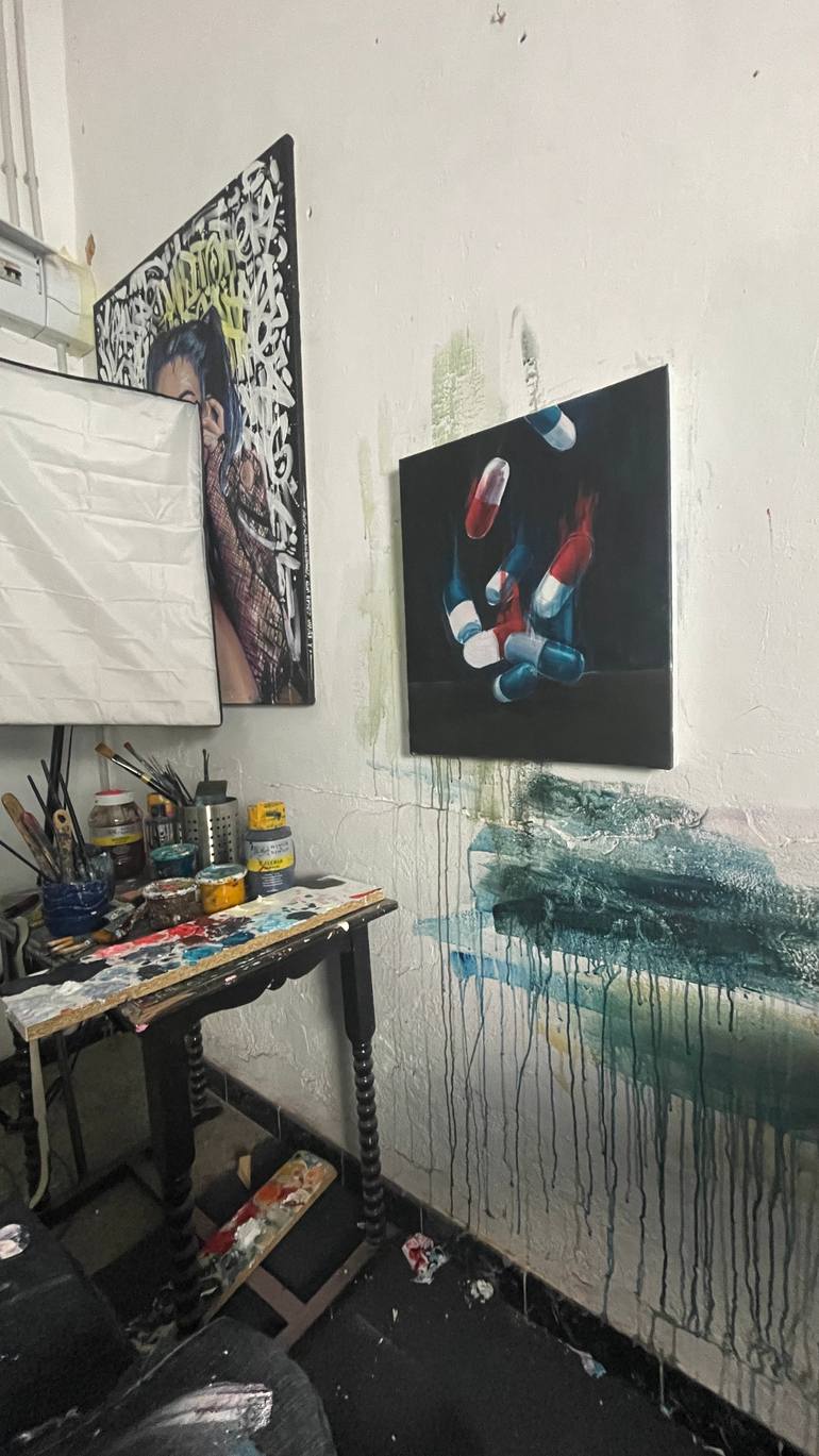 Original Conceptual Health & Beauty Painting by Its Perfect Chaos
