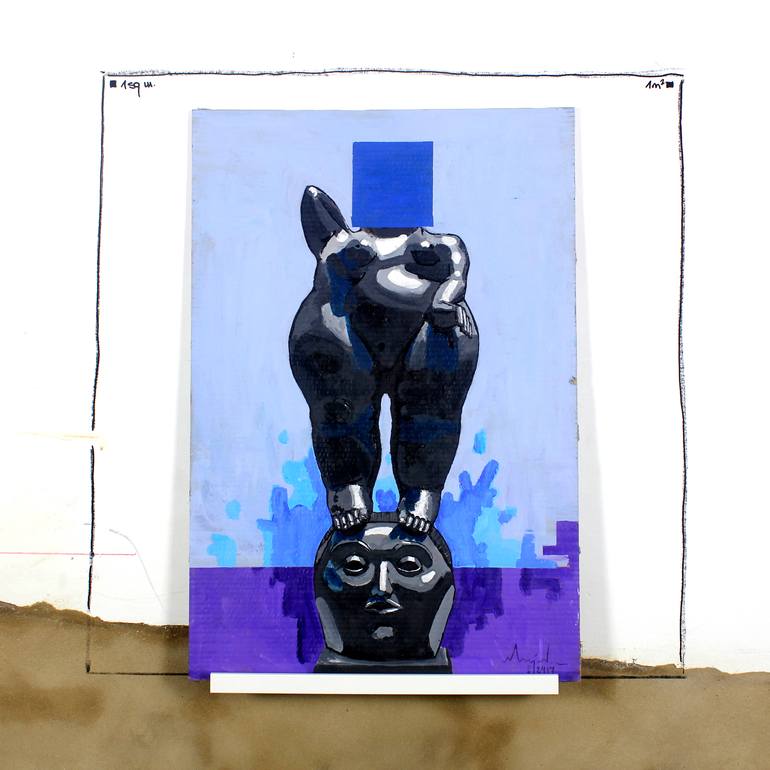 Original Minimalism People Painting by Its Perfect Chaos