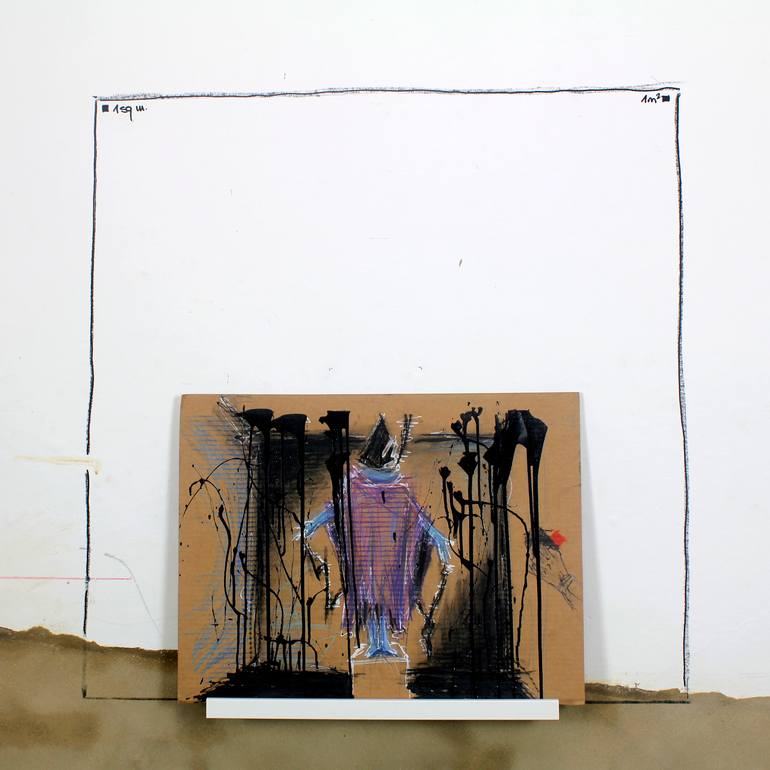 Original Abstract Expressionism People Painting by Its Perfect Chaos