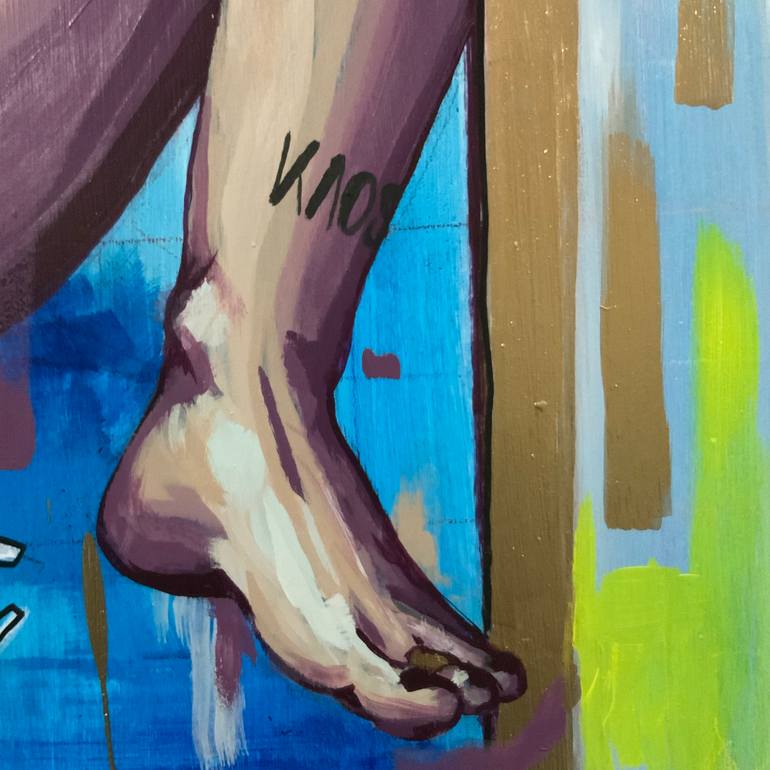 Original Figurative People Painting by Its Perfect Chaos