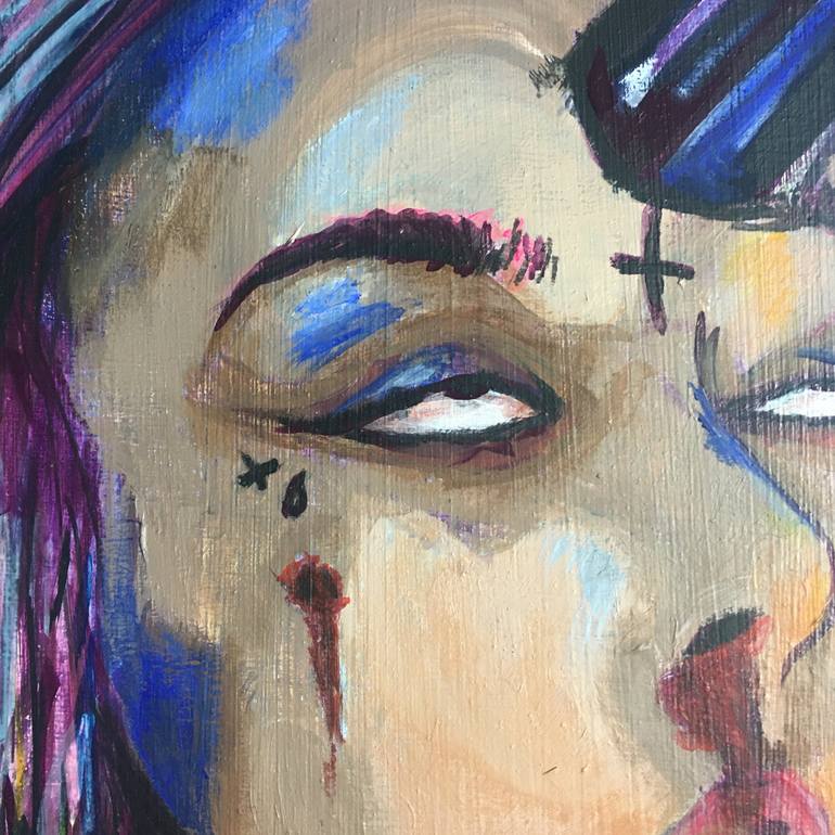 Suicide Girl Painting By Its Perfect Chaos Saatchi Art   Additional Bc8dd889728a8f39d101b5fabc8f8c726a8fdc82 AICC2 7 