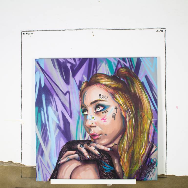 Original Figurative People Painting by Its Perfect Chaos