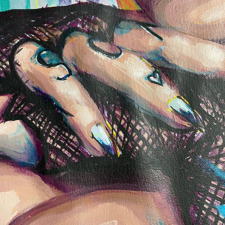 Original Figurative People Painting by Its Perfect Chaos