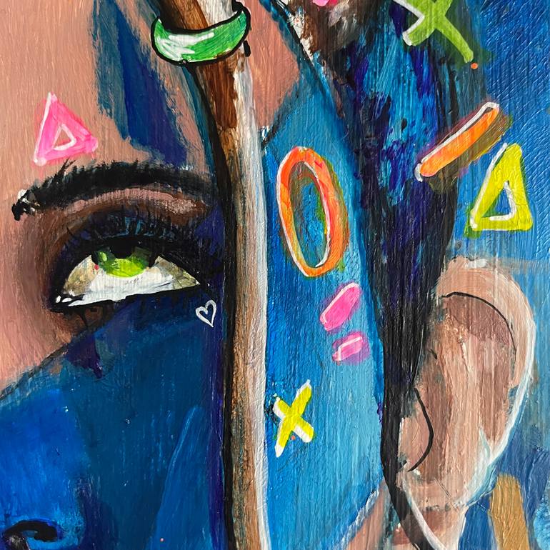 Original Figurative People Painting by Its Perfect Chaos