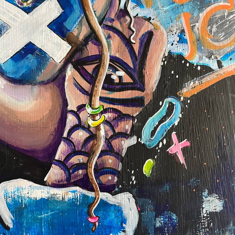 Original Figurative People Painting by Its Perfect Chaos
