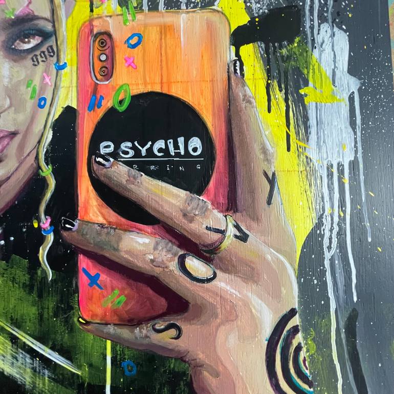 Original Figurative People Painting by Its Perfect Chaos