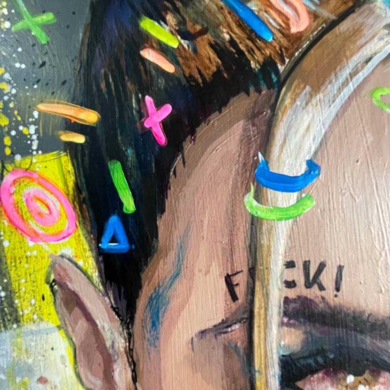Original Figurative People Painting by Its Perfect Chaos