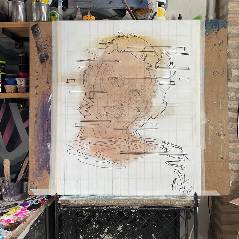 Original Portraiture People Painting by Its Perfect Chaos