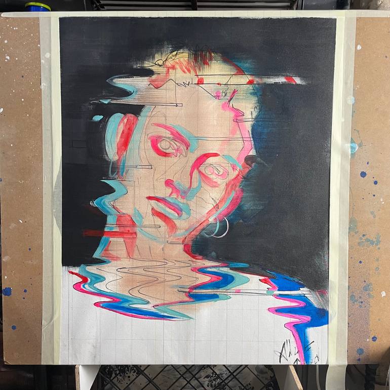Original Portraiture People Painting by Its Perfect Chaos