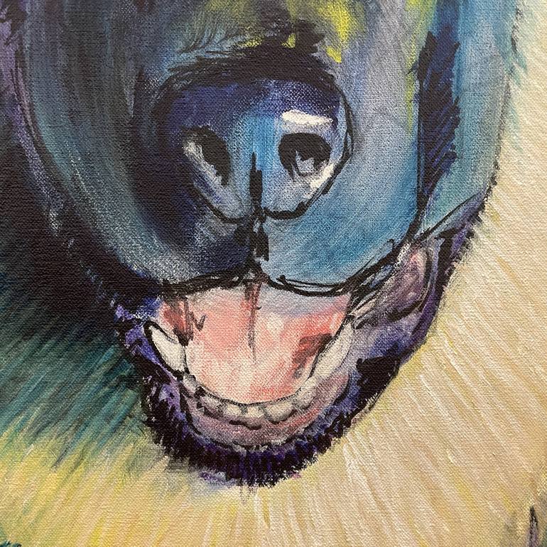 Original Portraiture Animal Painting by Its Perfect Chaos