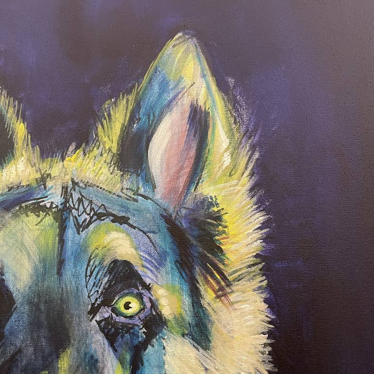 Original Portraiture Animal Painting by Its Perfect Chaos