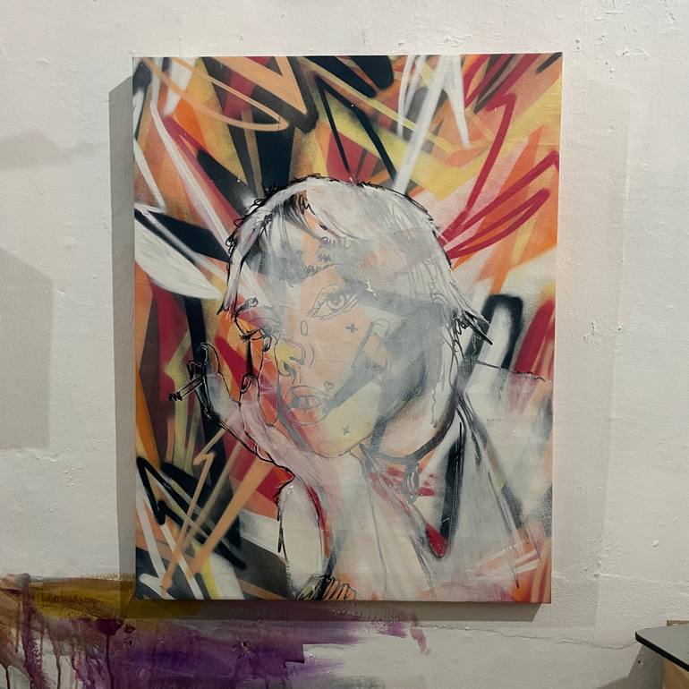 Original Portraiture People Painting by Its Perfect Chaos