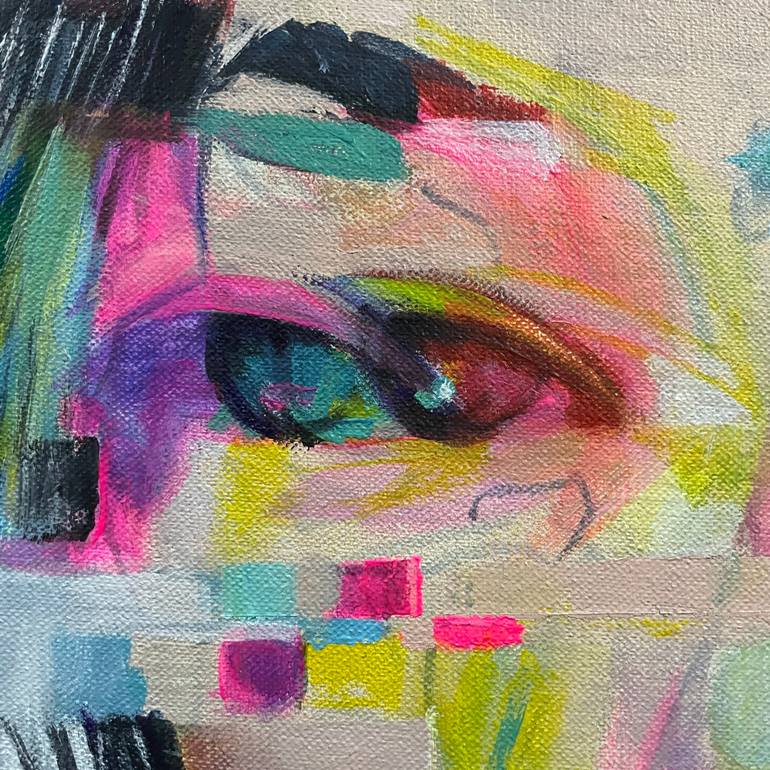 Original Street Art People Painting by Its Perfect Chaos