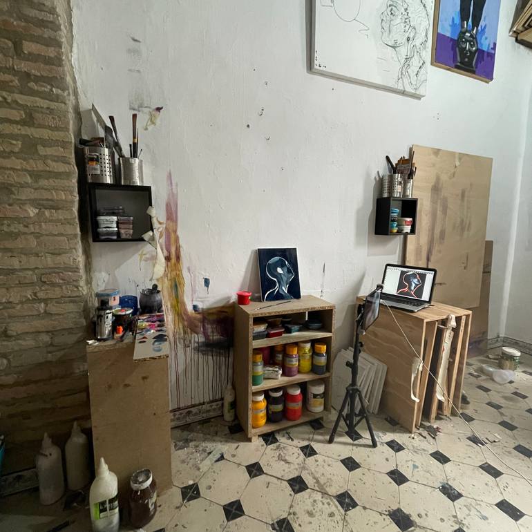 Original Contemporary People Painting by Its Perfect Chaos