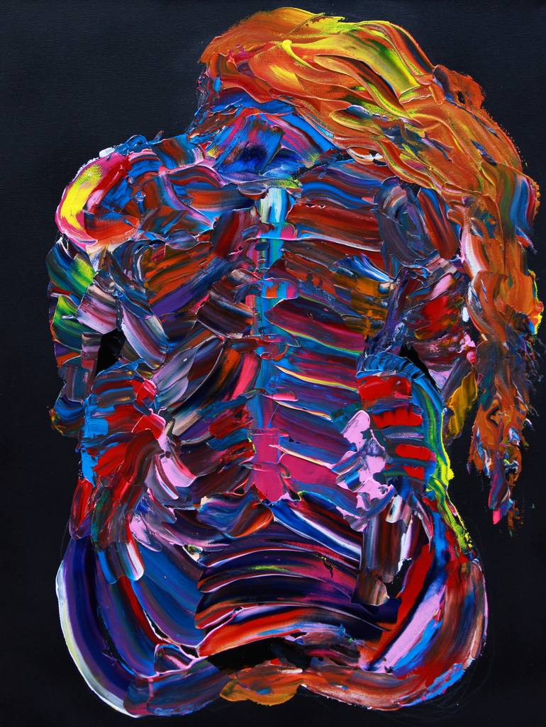 The Polychromatic Girl Painting by Mike Wehner Saatchi Art