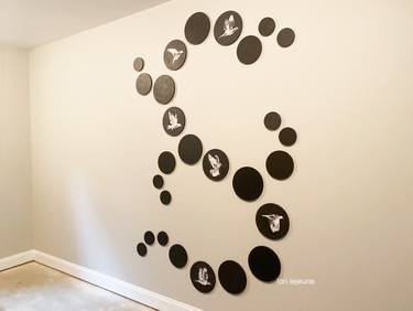 Original Abstract Animal Installation by Lori Lejeune