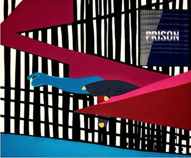 Saatchi Art Artist laurence sisk; Printmaking, “Through the Bars - Limited Edition of 4” #art