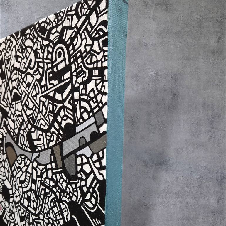 Original Abstract Painting by Eugene Pokutnev