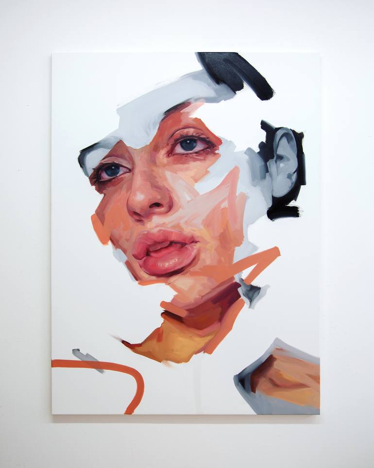 Original Abstract People Painting by Anton Byrne-Carter