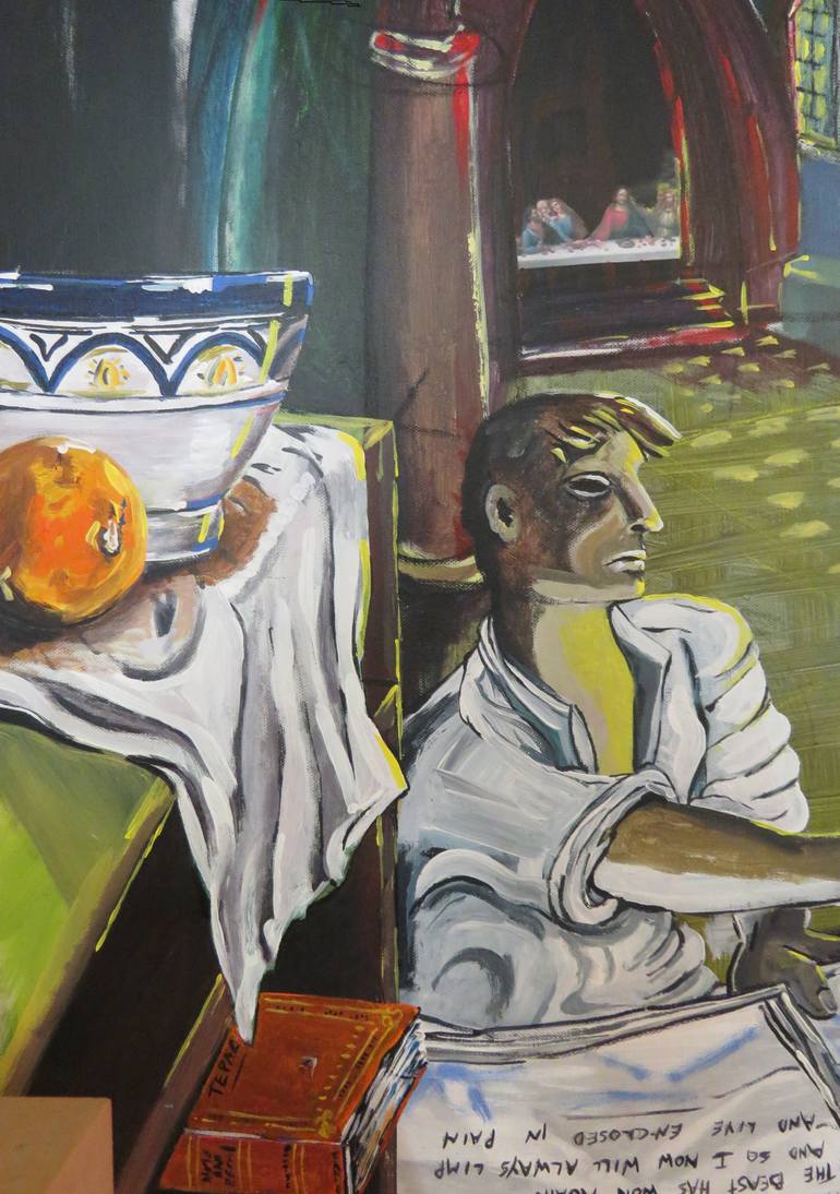 Original Expressionism Pop Culture/Celebrity Painting by Luke Keogh