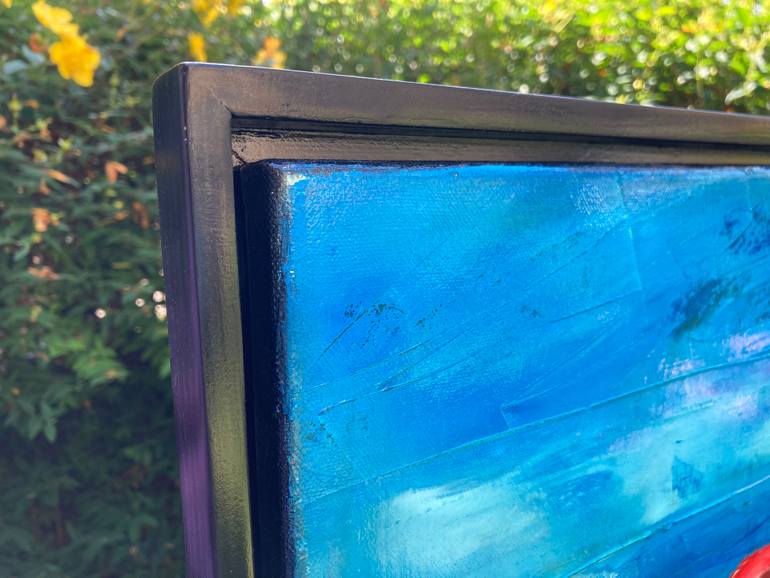 Original Abstract Seascape Painting by Aaron Thomason