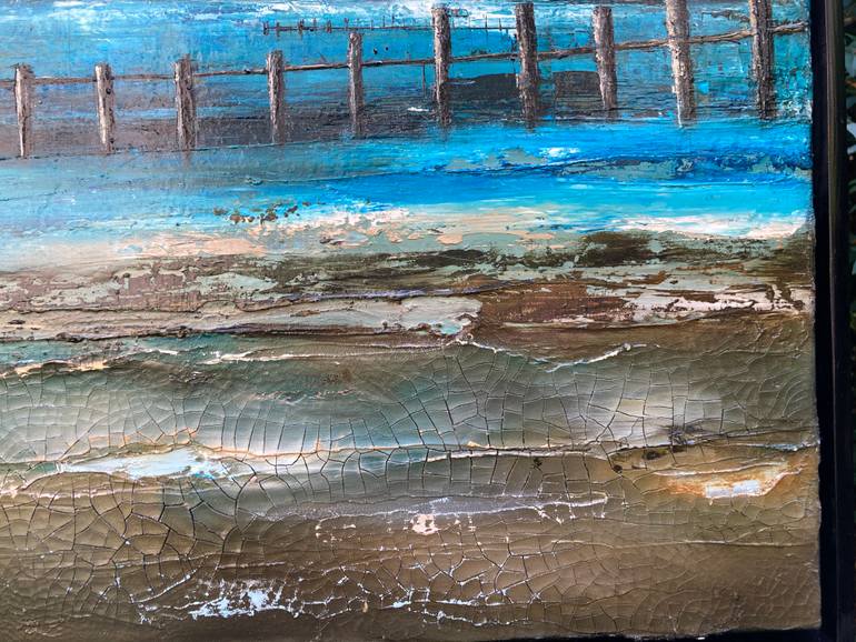 Original Abstract Seascape Painting by Aaron Thomason