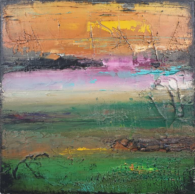 Original Abstract Expressionism Abstract Painting by Aaron Thomason