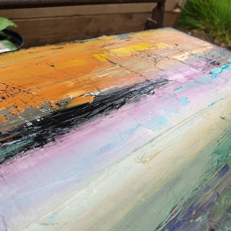 Original Abstract Expressionism Abstract Painting by Aaron Thomason
