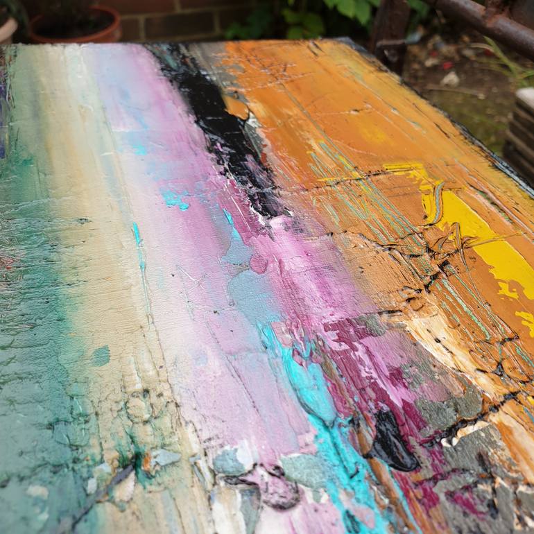 Original Abstract Expressionism Abstract Painting by Aaron Thomason