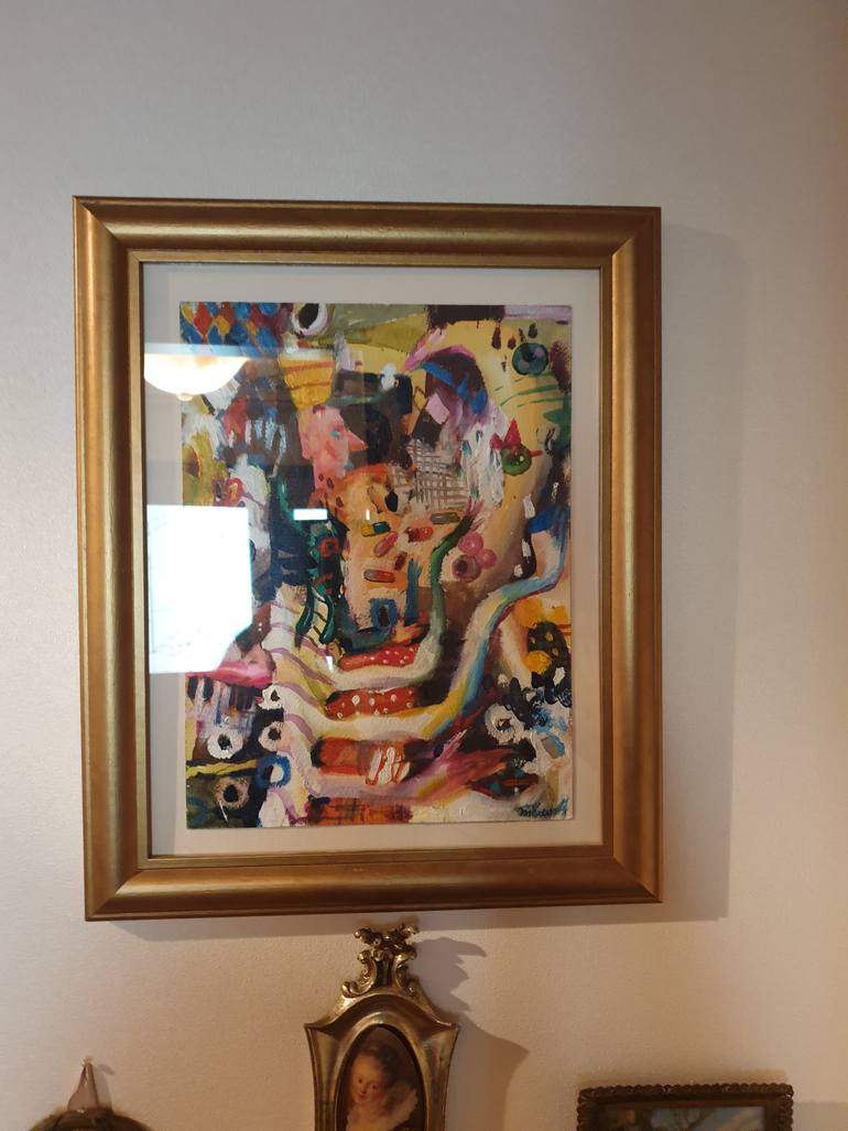 Original Abstract Expressionism Abstract Painting by Misung Kim