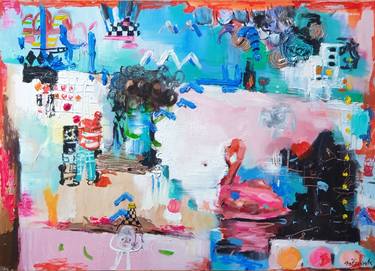Original Abstract Expressionism Abstract Paintings by Misung Kim