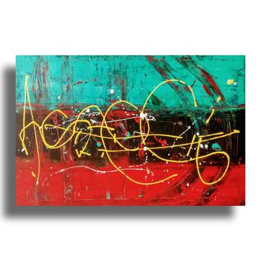 Original Abstract Painting by Youme Malka
