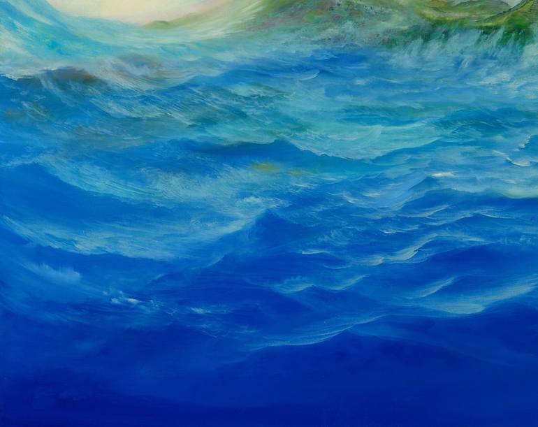 Original Contemporary Outer Space Painting by Silvian Sternhagel