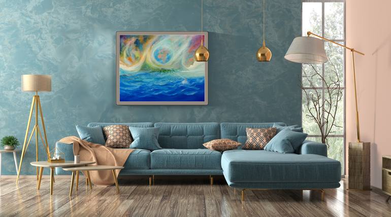 Original Contemporary Outer Space Painting by Silvian Sternhagel