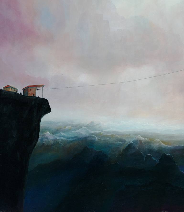 Original Figurative Transportation Painting by Silvian Sternhagel