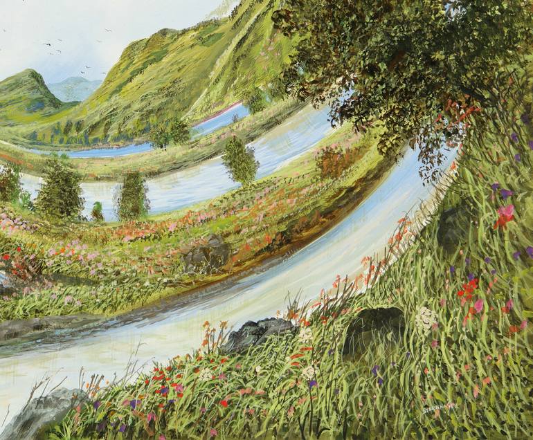 Original Figurative Landscape Painting by Silvian Sternhagel