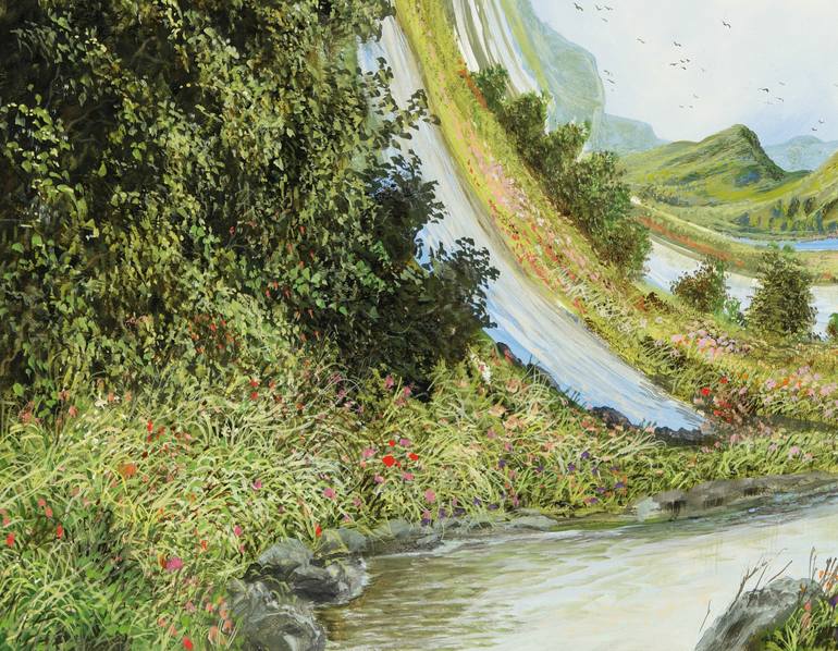 Original Figurative Landscape Painting by Silvian Sternhagel