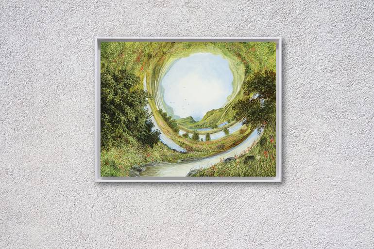 Original Figurative Landscape Painting by Silvian Sternhagel