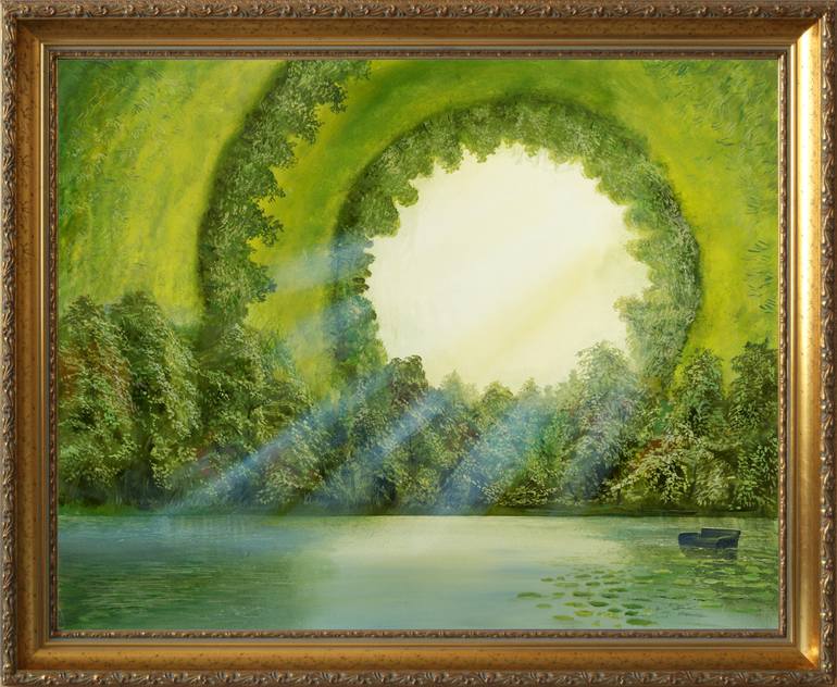 Original Photorealism Nature Painting by Silvian Sternhagel
