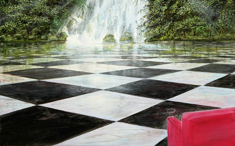 Original Abstract Nature Painting by Silvian Sternhagel